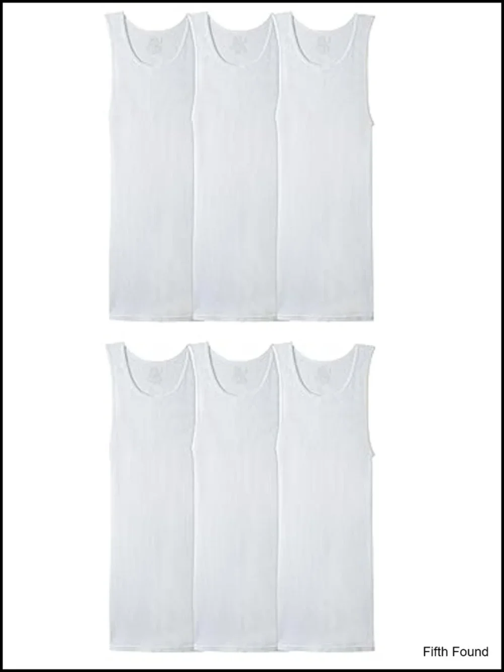 Fruit of the Loom Men's Sleeveless Tag Free Moisture Wicking Tank A-Shirt
